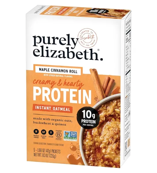 Purely Elizabeth Maple Cinnamon Roll Protein Oatmeal